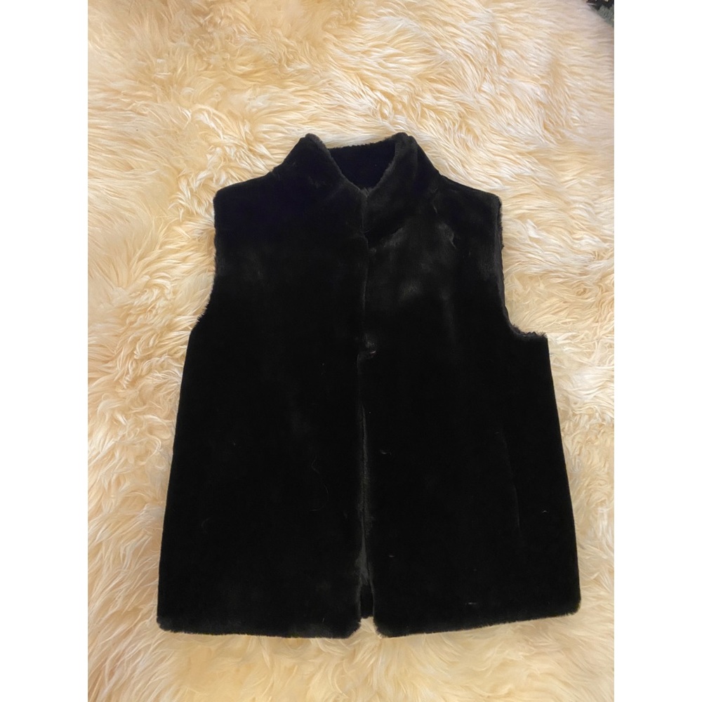 Faux fur vest